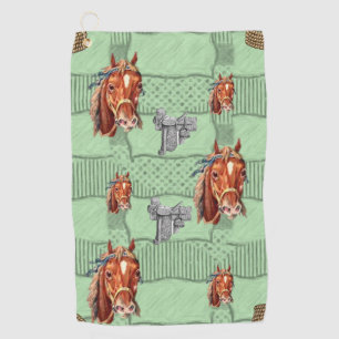 Toalla de golf Rope Horse Green