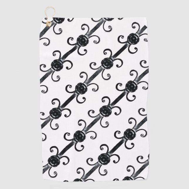 Toalla de golf - Rosas de la Basílica (Anverso)