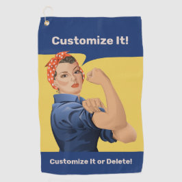Toalla De Golf Rosie the Riveter