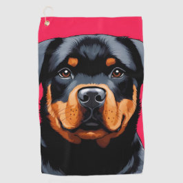 Toalla De Golf Rottweiler