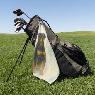 Toalla De Golf Rottweiler con Alien