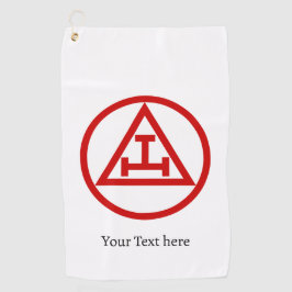 Toalla De Golf Royal Arch Chapter Freemason Masonic Gifer Golfer