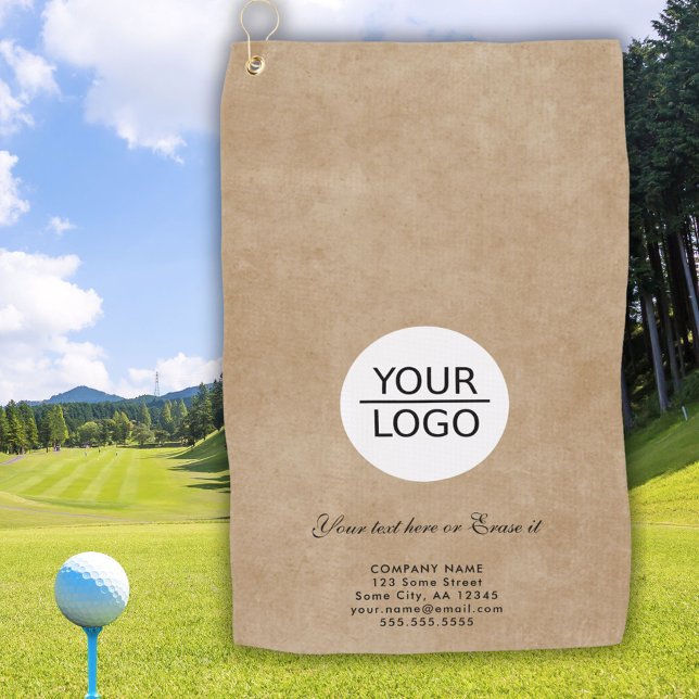 Toalla De Golf Rústico Añadir su Personalizado de logotipo Compañ (Subido por el creador)