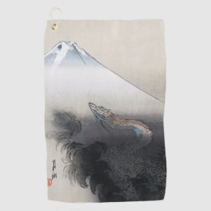 Toalla De Golf Ryu Shoten: Dragón Ascendente sobre Fuji, Japón