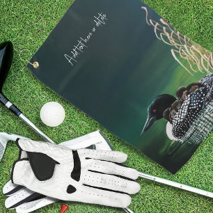 Toalla De Golf Salida de familia de préstamos