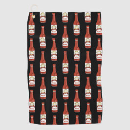 Toalla De Golf Salsa picante salsa picante gato patrón Maracas