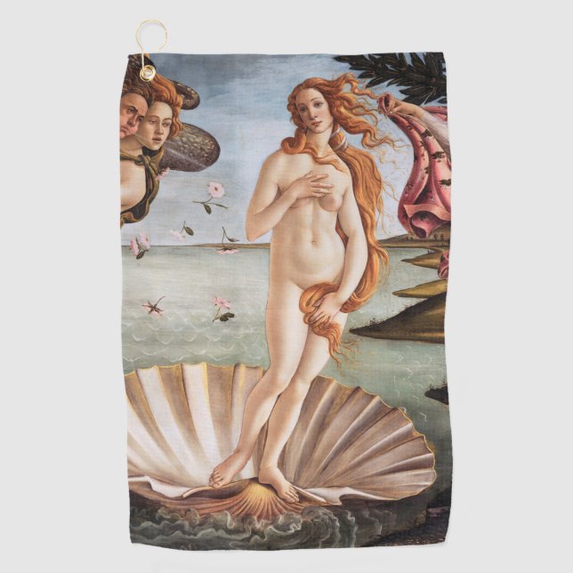 Toalla De Golf Sandro Botticelli - Nacimiento de Venus (Anverso)