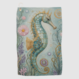 Toalla De Golf Santuario Shimmering Seahorse