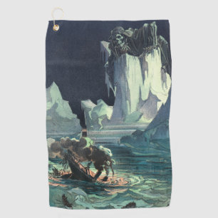 Toalla De Golf Sargazo Mar Grim Reaper y Hundimiento de Titanic