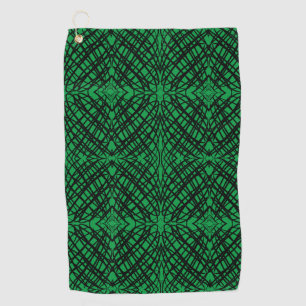 Toalla De Golf Scribe simple Tejido Espejo Verde