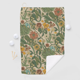 Toalla De Golf Seamless vintage botanical pattern 