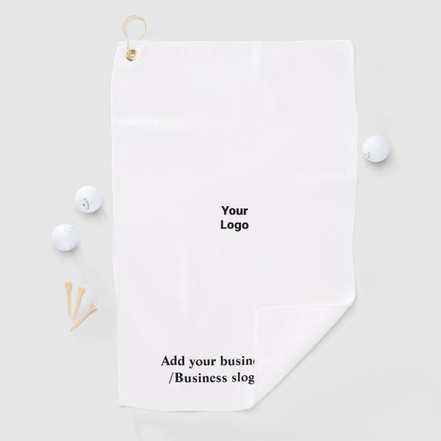 Toalla De Golf Sencillo y elegante logo del personalizado aquí co (In situ)