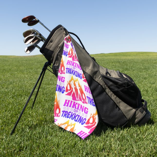 Toalla De Golf Senderismo o senderismo (Verde)