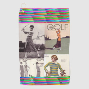 Toalla De Golf Señoras del vintage