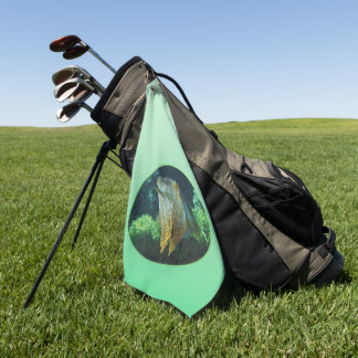 Toalla De Golf ¡Sepia de cerca! - Diseño fotográfico ovalado |