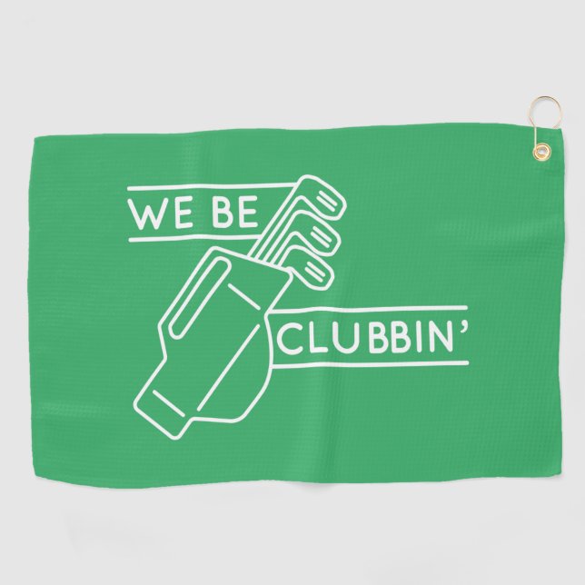Toalla De Golf Seremos Clubbin" (Horizontal)