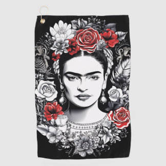 Toalla De Golf serviette de golf Frida Kahlo
