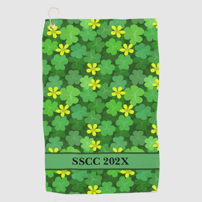 Toalla De Golf Shamrock Tournament Golf Towel (Anverso)