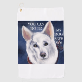 TOALLA DE GOLF SHEPHERD GERMANO BLANCO