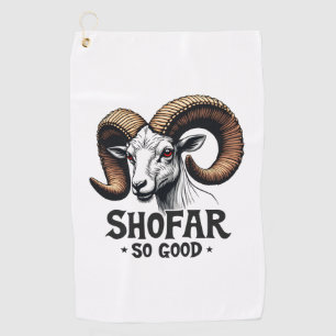 Toalla De Golf Shofar tan buena cabra judía Hanukkah Amantes