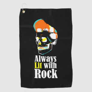 Toalla De Golf Siempre iluminado con rock