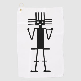 Toalla De Golf símbolo gigante de la geografía nazca antiguo