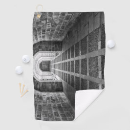 Toalla De Golf Simetría en blanco y negro