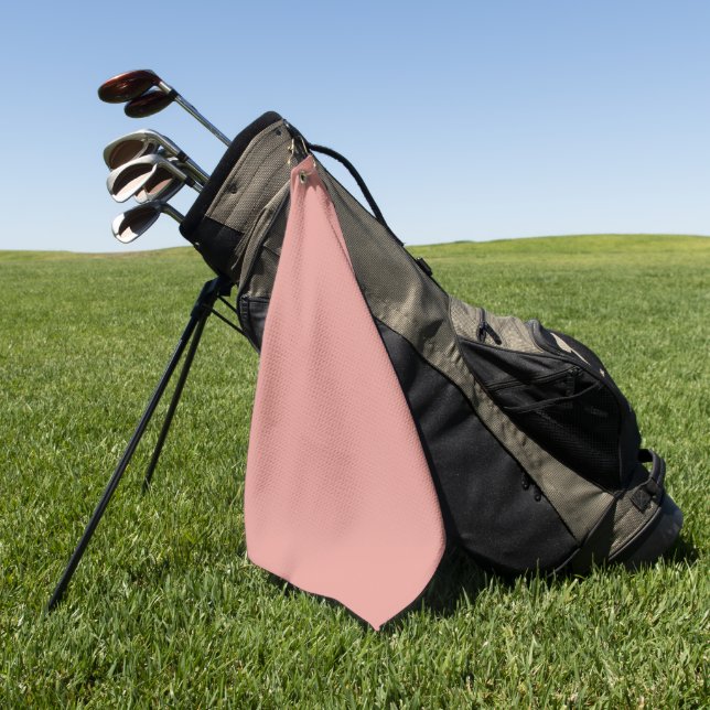 Toalla De Golf Simple pastel flamingo pink color (Verde)