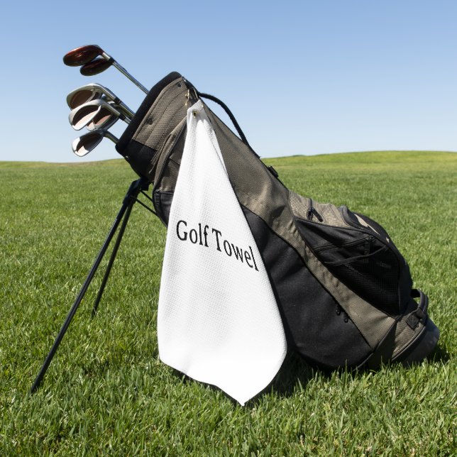 Toalla De Golf Simple Professional 16" x 24" (Verde)