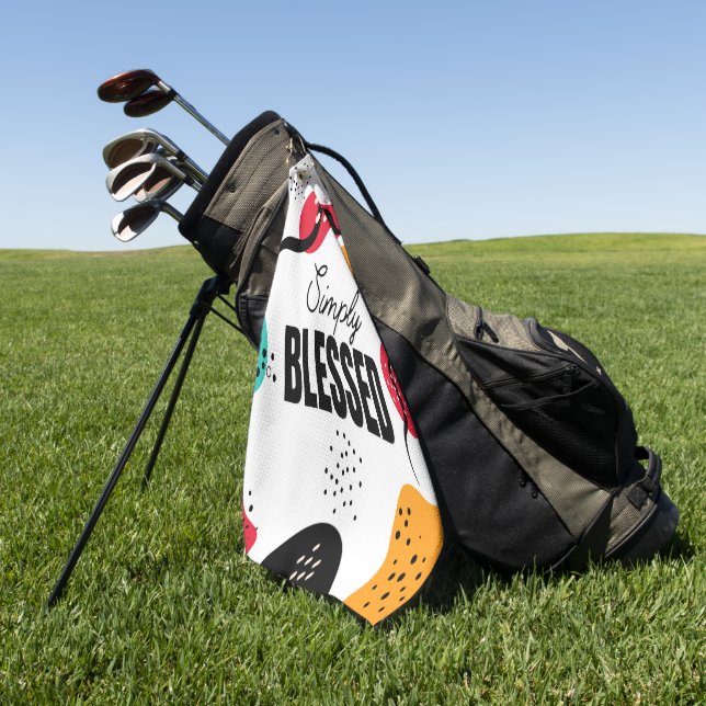 Toalla De Golf Simplemente Blessy Golf Towel (Verde)