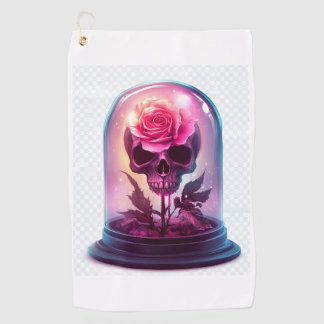 Toalla De Golf Skull in Rose Glass