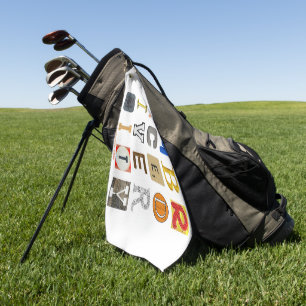 Toalla De Golf SlipperyJoe abraza la diversidad metáfora LGBTQIA 