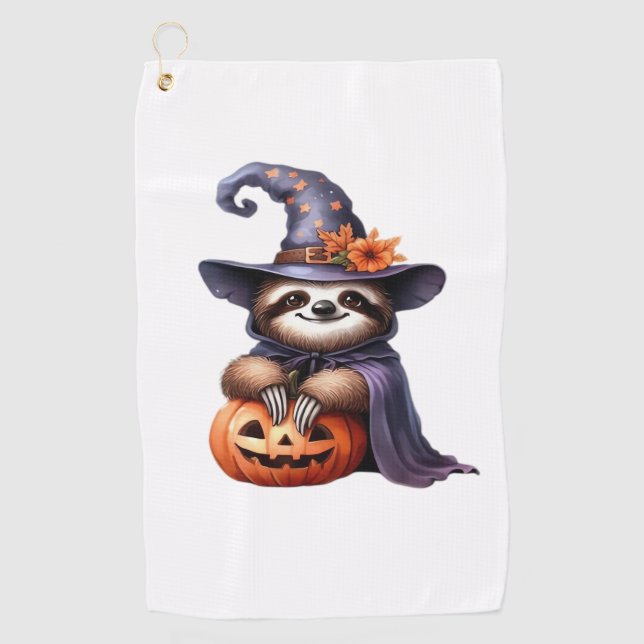 Toalla De Golf Sloth Halloween Outfit Classic T-Shirt (Anverso)