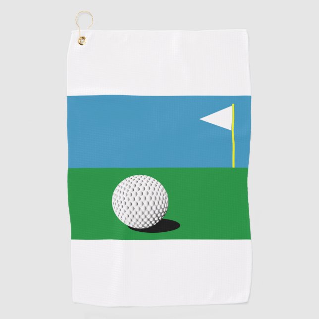 TOALLA DE GOLF SOBRE LOS VERDES (Anverso)