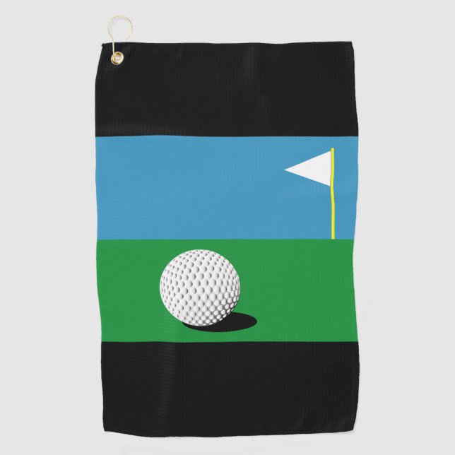 TOALLA DE GOLF SOBRE LOS VERDES (Anverso)