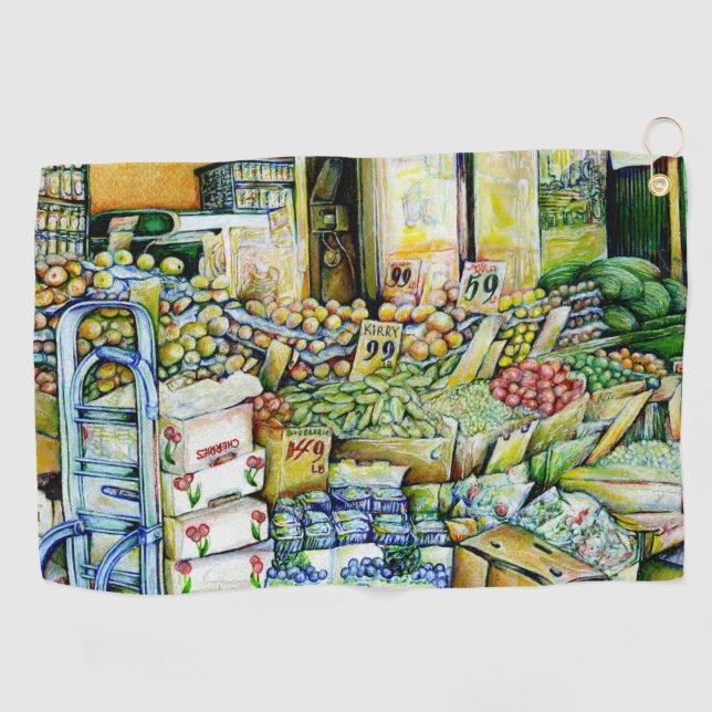 Toalla De Golf Socavar la gentrificación artística (Horizontal)