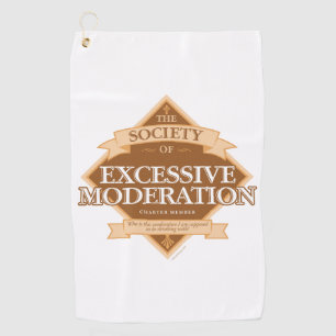 Toalla De Golf Sociedad de excesiva moderación