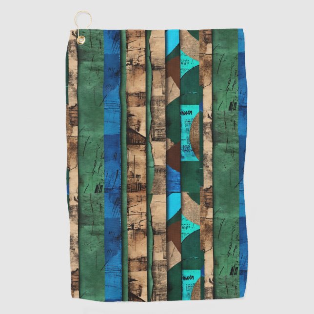 Toalla De Golf Sofisticada isla caribeña africana de lujo (Anverso)