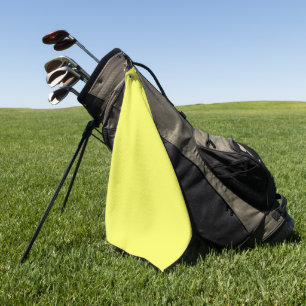 Toalla De Golf Solid bright sweet lemon yellow