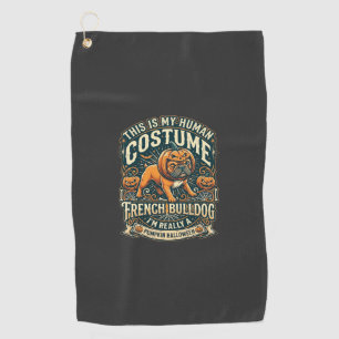 Toalla De Golf Sólo Chica Que Ama El Servicio Postal De Halloween