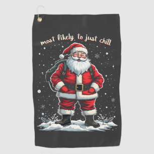 Toalla De Golf Solo soy un tipo relajado de Navidad Santa Claus t