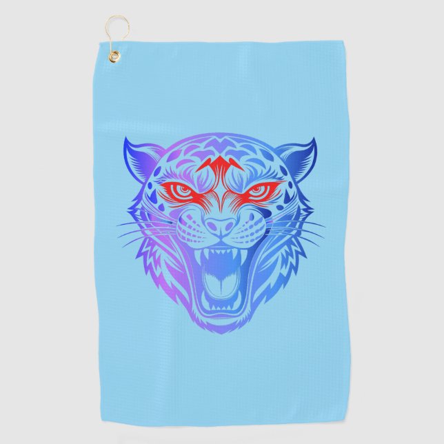 Toalla De Golf Sonriente Kitty (Anverso)