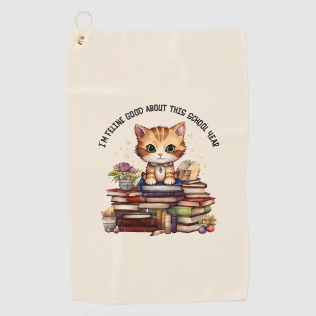 Toalla De Golf Soy bastante bueno con este año escolar (Anverso)