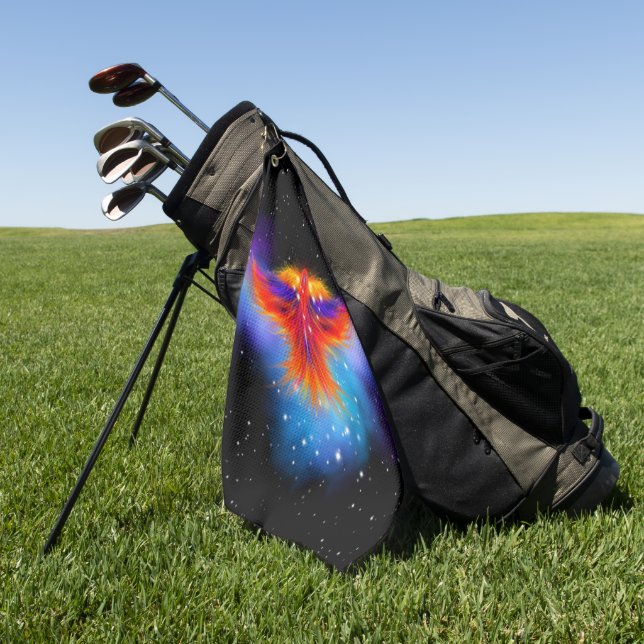 Toalla De Golf Space Phoenix Nebula (Verde)