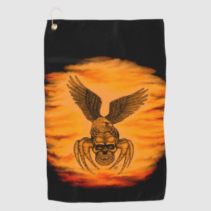 Toalla De Golf Spiderskull con águila