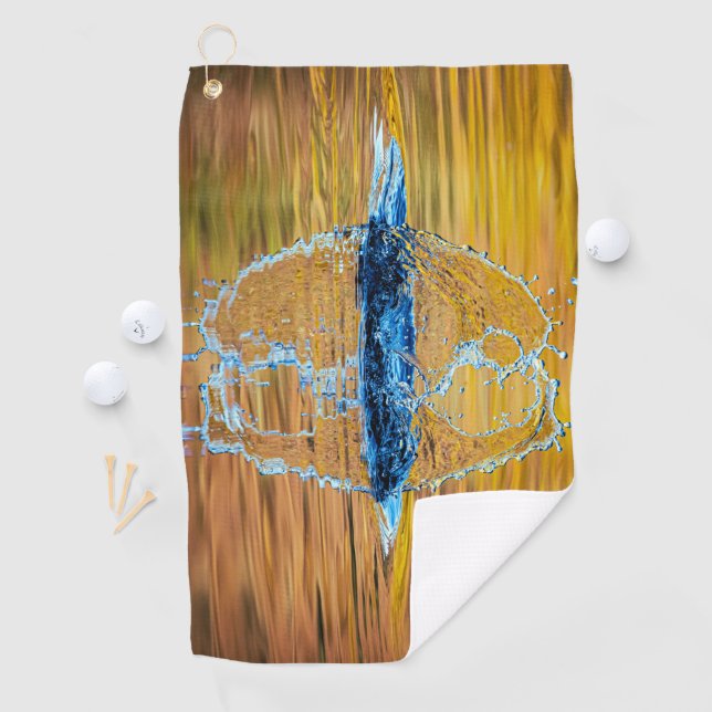 Toalla De Golf Splash en la noche de otoño (In situ)