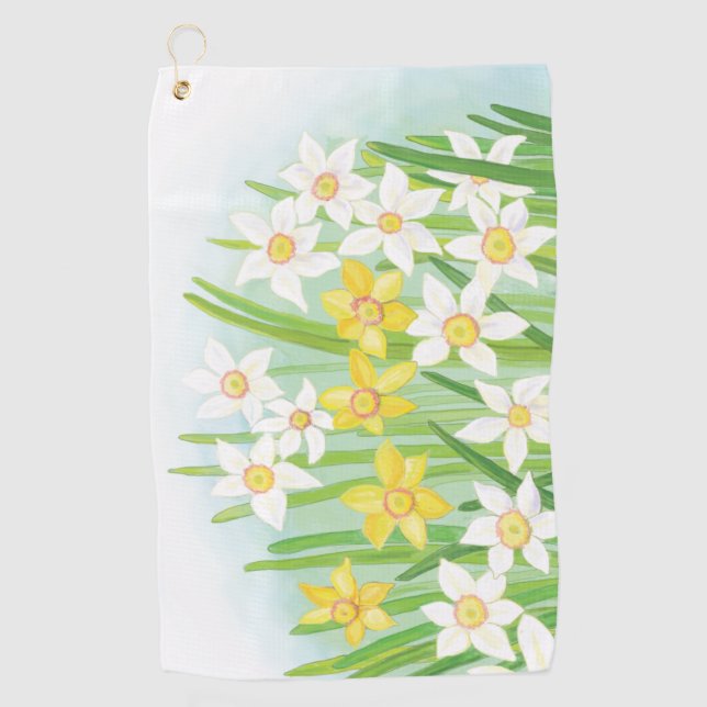 Toalla De Golf Spring Daffodils (Anverso)