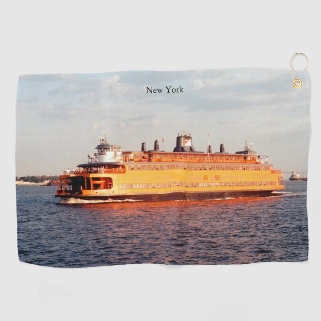 Toalla de golf Staten Island Ferry (Horizontal)