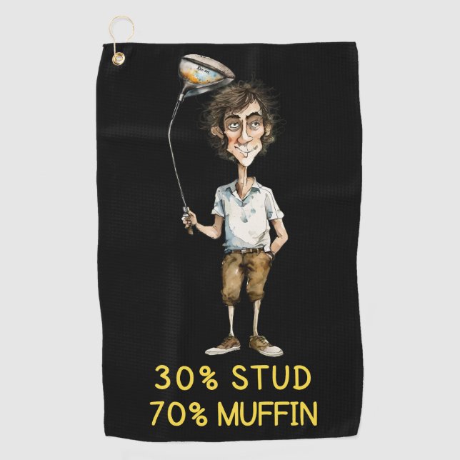 Toalla De Golf Stud Muffin (Anverso)