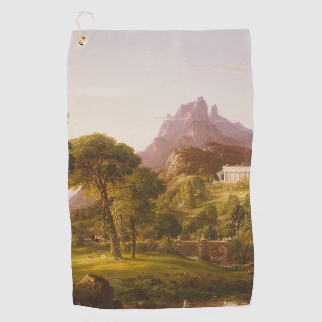 Toalla De Golf Sueño Thomas Cole de Arcadia (Anverso)